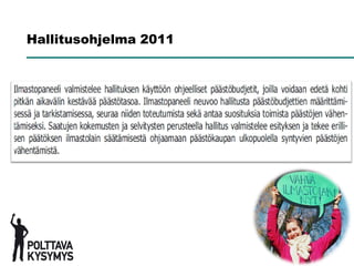 Hallitusohjelma 2011
 