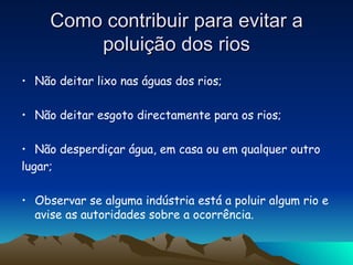 Polucion de Rios | PPT