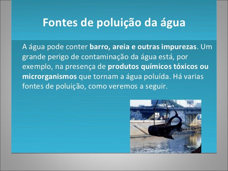 Fontes E Tipos De Poluição Da Água – XNCUC