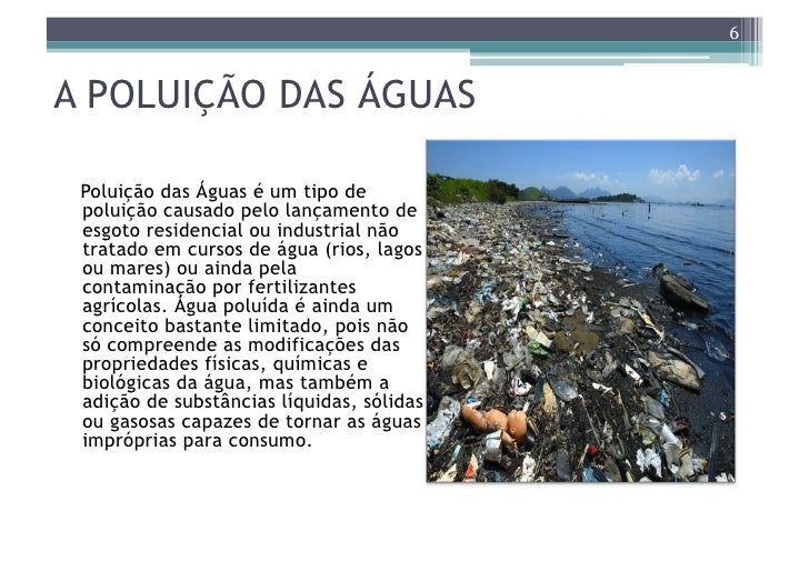 Texto Sobre Poluição Da Agua Com Interpretação