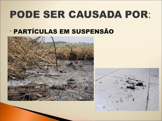  PARTÍCULAS EM SUSPENSÃO 
 