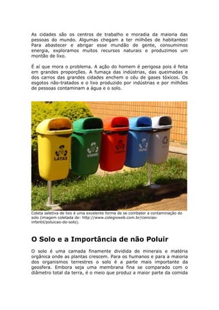 PoluiçãO Do Solo