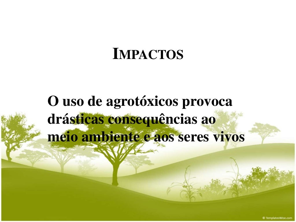 Poluição do solo causada por agrotóxicos Poluição do solo causada por agrotóxicos