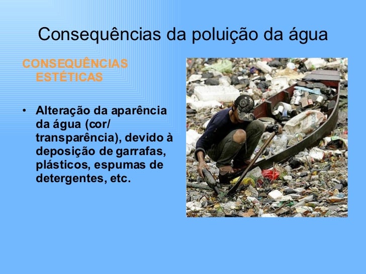 Poluição Das Aguas E Suas Consequencias