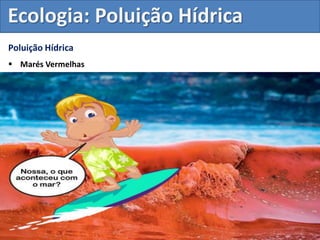 Poluição Hídrica
 Marés Vermelhas
Ecologia: Poluição Hídrica
 