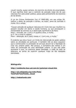 PoluiçãO Visual