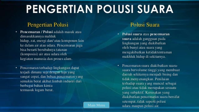  Polusi Suara  Kelas XI SMK SMA