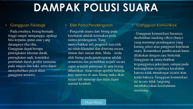  Polusi Suara  Kelas XI SMK SMA