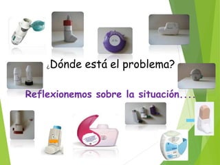 ¿Dónde está el problema?
Reflexionemos sobre la situación....
 