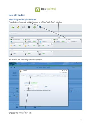 Poly control userguide-poly-lock_and_poly-pad_us | PDF
