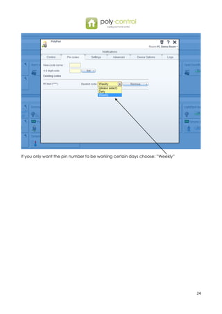 Poly control userguide-poly-lock_and_poly-pad_us | PDF