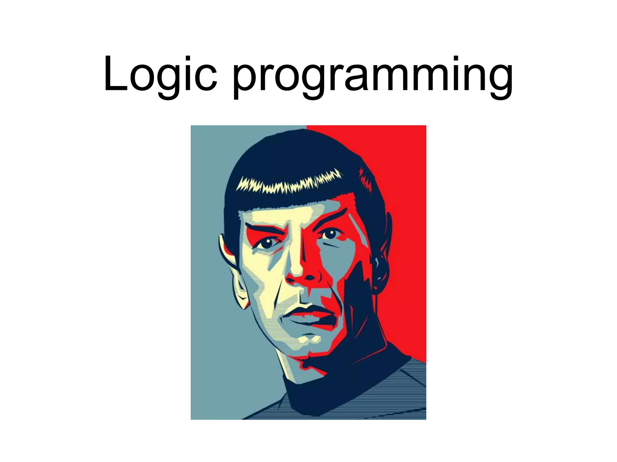 Logic programming
 