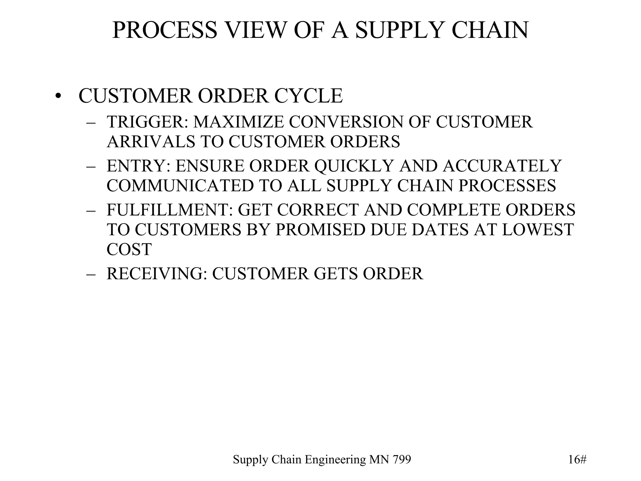 Supply Chain Engineering | PPT