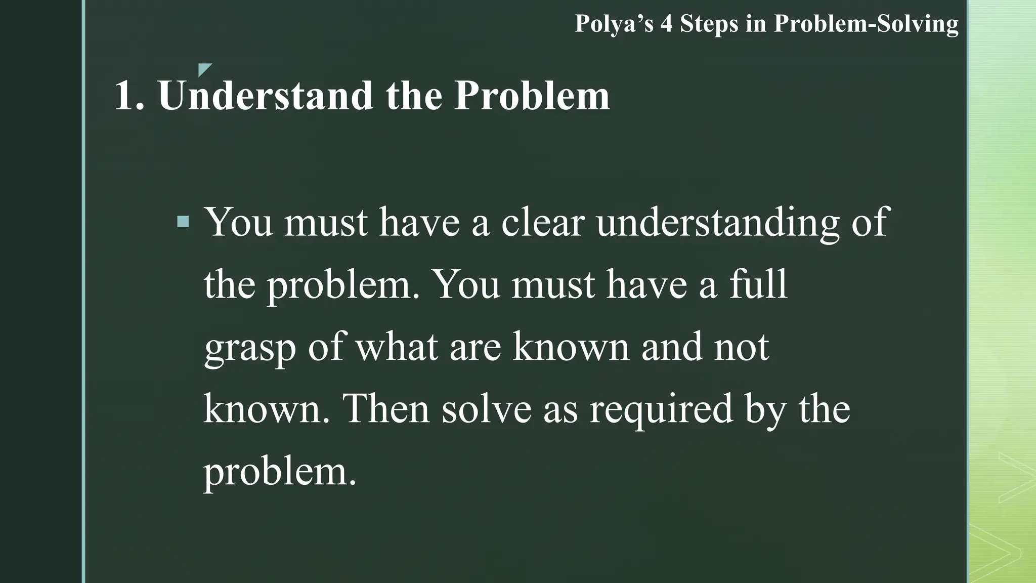 Polya’s 4-steps in Problem Solving.pptx