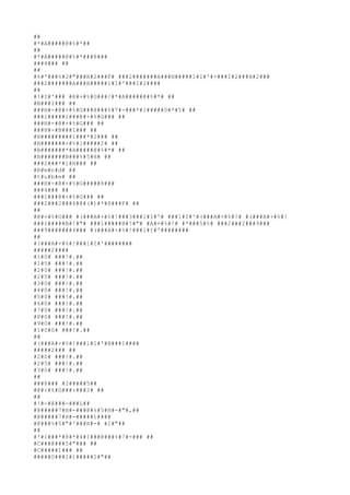 ##
#*#A#####@#%#*##
##
#*#A#####@#%#*###8###
###4### ##
##
#%#'###%#2#"###H#2###F# ###2#######A###H#####1#I#'#+###I#2###H#2###
###2#######A###H#####1#I#'###I#2####
##
#!#I#'### #@#+#%#G###/#*#A#####@#%#*# ##
#B###I### ##
###H#-#@#+#%#G###@###%#7#-###*#1#####0#*#5# ##
###1#####1###@#+#%#G### ##
###H#-#@#+#%#G### ##
###H#-#B###I### ##
#B#########1###*#2### ##
#B#######+#%#1#####2# ##
#B#######*#A#####@#%#*# ##
#B#######B###%#5#H# ##
###2###*#1#H### ##
#B#e#n#d# ##
#t#u#b#e# ##
###H#-#@#+#%#G#####8###
###4### ##
###1###@#+#%#G### ##
###2###2###4#@#(#)#*#8###F# ##
##
#@#+#%#G### #(###A#+#%#!###3###1#I#'# ###1#I#'#(###A#+#%#!# #(###A#+#%#!
###1#####B#!#"# ###1#####B#!#"# #A#+#%#!# #*###5#%# ###2###2###9###
###9#######4### #(###A#+#%#!###1#I#'########
##
#(###A#+#%#!###1#I#'########
#####2####
#1#0# ###!#.##
#1#5# ###!#.##
#2#0# ###!#.##
#2#5# ###!#.##
#3#0# ###!#.##
#4#0# ###!#.##
#5#0# ###!#.##
#6#0# ###!#.##
#7#0# ###!#.##
#8#0# ###!#.##
#9#0# ###!#.##
#1#0#0# ###!#.##
##
#(###A#+#%#!###1#I#'#B###I####
#####2### ##
#2#0# ###!#.##
#2#5# ###!#.##
#3#0# ###!#.##
##
###8### #2#####5##
#@#+#%#G###+###2# ##
##
#!#-#@###-###L##
#@#####7#H#-###@#%#5#H#-#"#,##
#@#####7#H#-#####1####
#@###%#5#"#'###H#-# #2#"##
##
#'#1###*#8#*#4#I###@###%#7#-### ##
#C###@###5#"### ##
#C#####1### ##
#####0###2#)#####2#"##
 