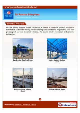 Industrial Projects:
We are leading supplier, trader, distributor & dealer of industrial projects in chennai,
tamilnadu & ...