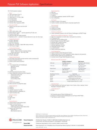 Polycom pvx data sheet | PDF