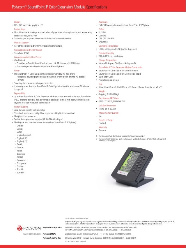 Polycom Ad Polycom Add On Module , Poly Desk Phones – XVHQ