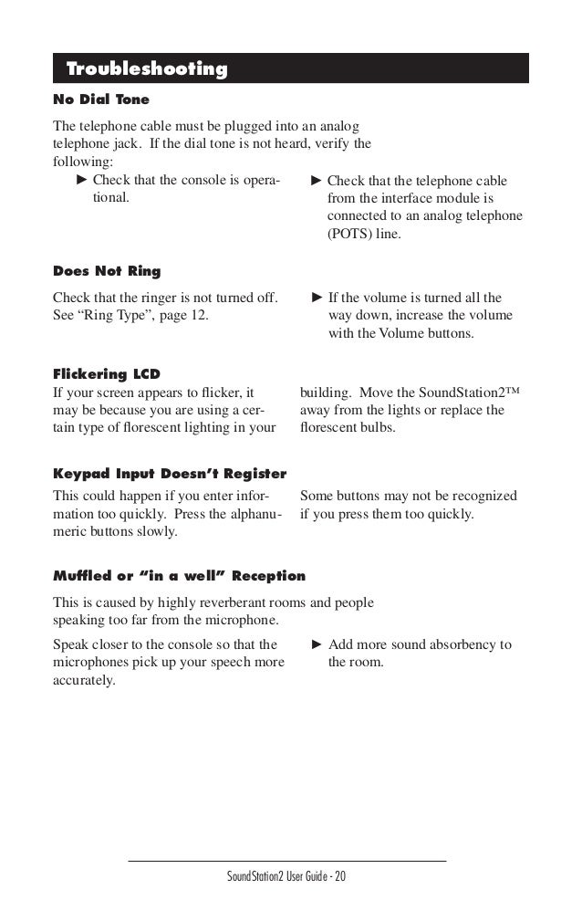 Polycom Soundstation 2 Lcd User Guide