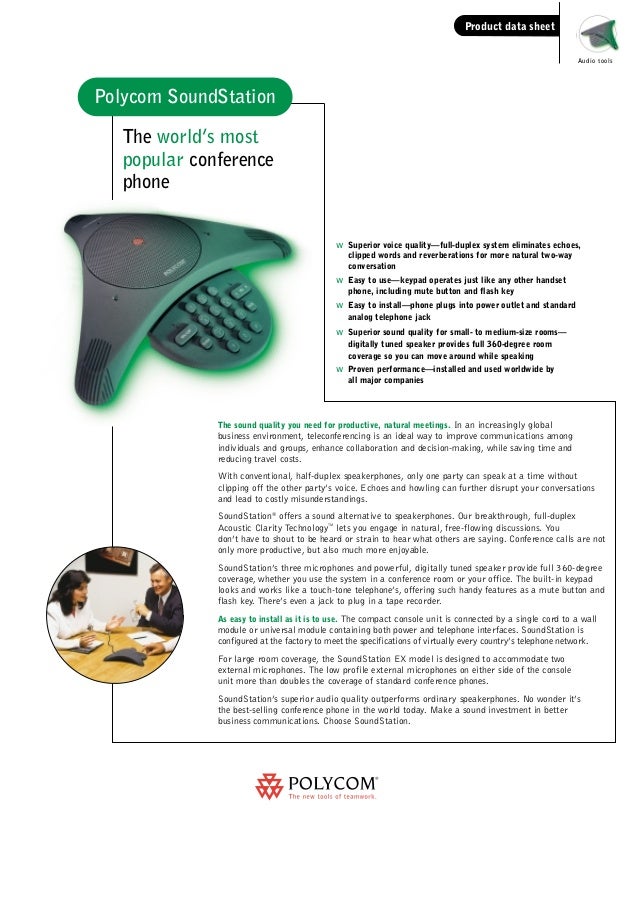 Polycom Soundstation Data Sheet