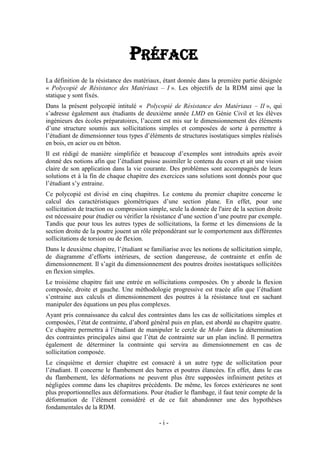 Polycopie rdm ii_licence_2_genie_civil_harichan_z | PDF