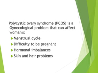Treatment of Polycystic Ovary Syndrom (PCOS) | PPTX