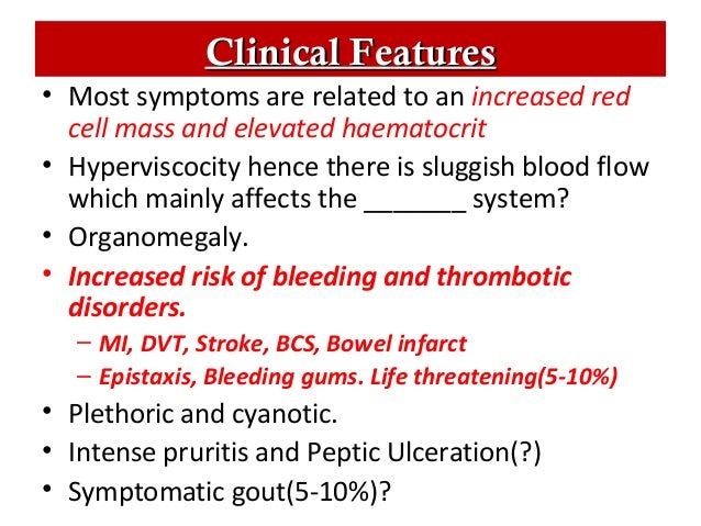 Polycythemia Vera Symptoms