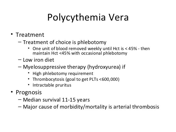 polycythemia vera polycythemia rubra vera