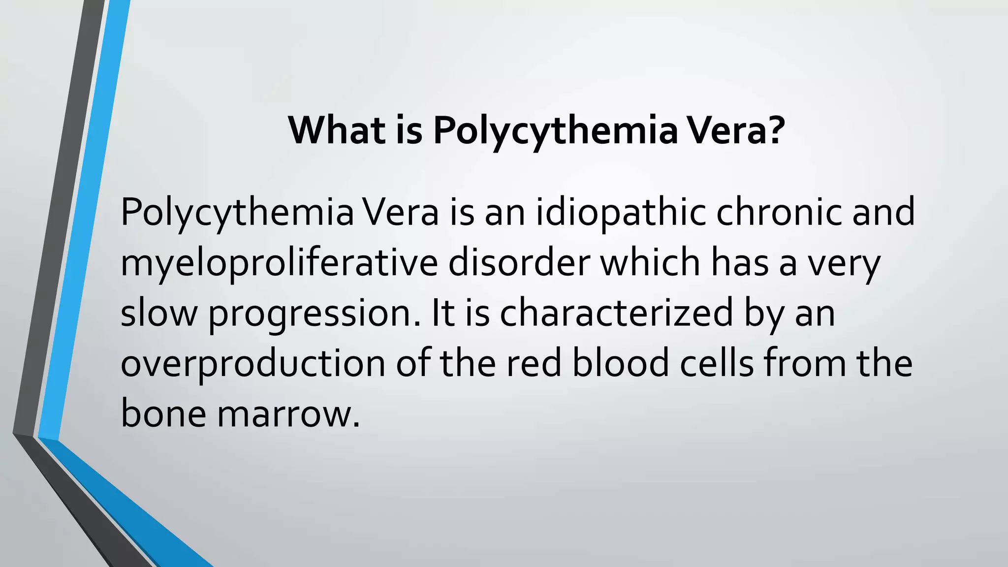 Polyscythemia Rash Polycythemia vera | PPTX