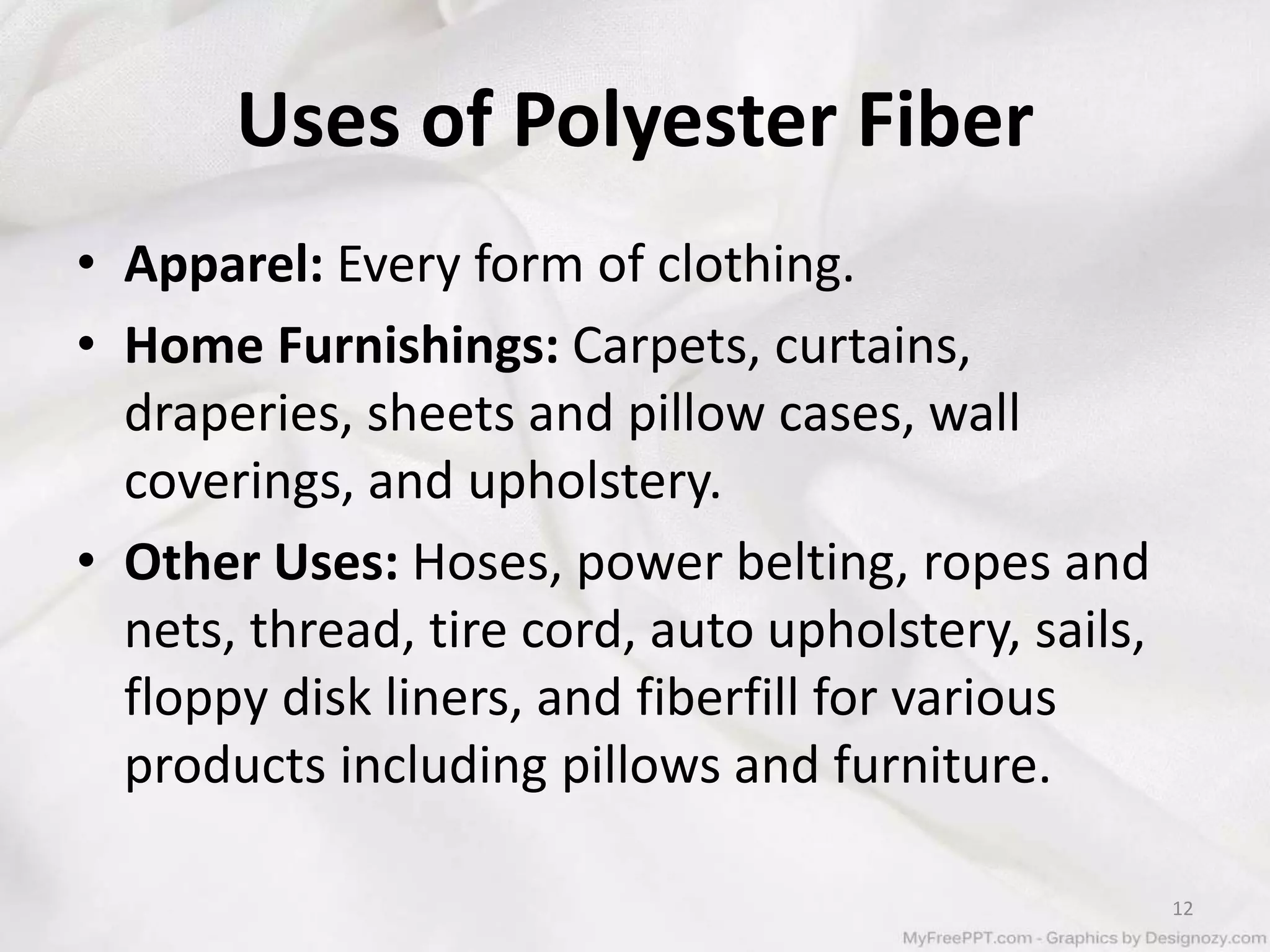 Polyester Fibers | PPTX