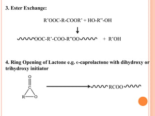 R Coo R Polyester - A Speciality Polymer | PPTX