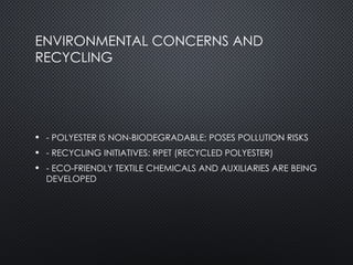 Polyester Environmental Polyester Fabric: An Overview of Properties, Production, and Chemical ...