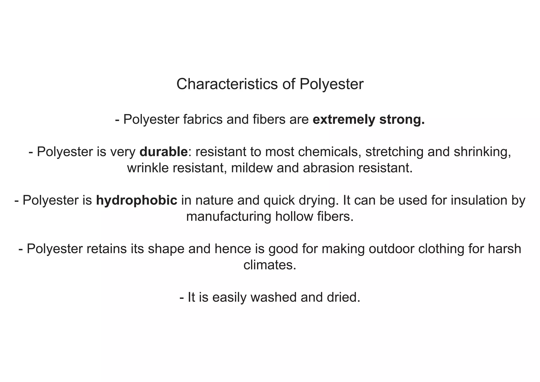 Polyester presentation | PPT
