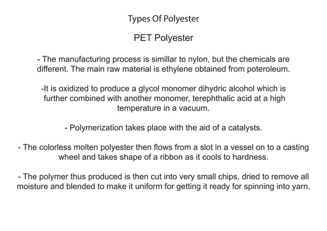 Polyester presentation | PPT