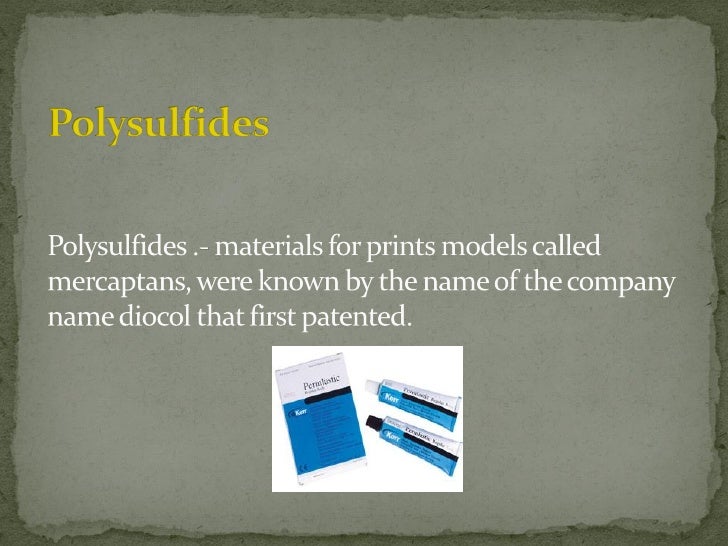 Polyethers and polysulfides