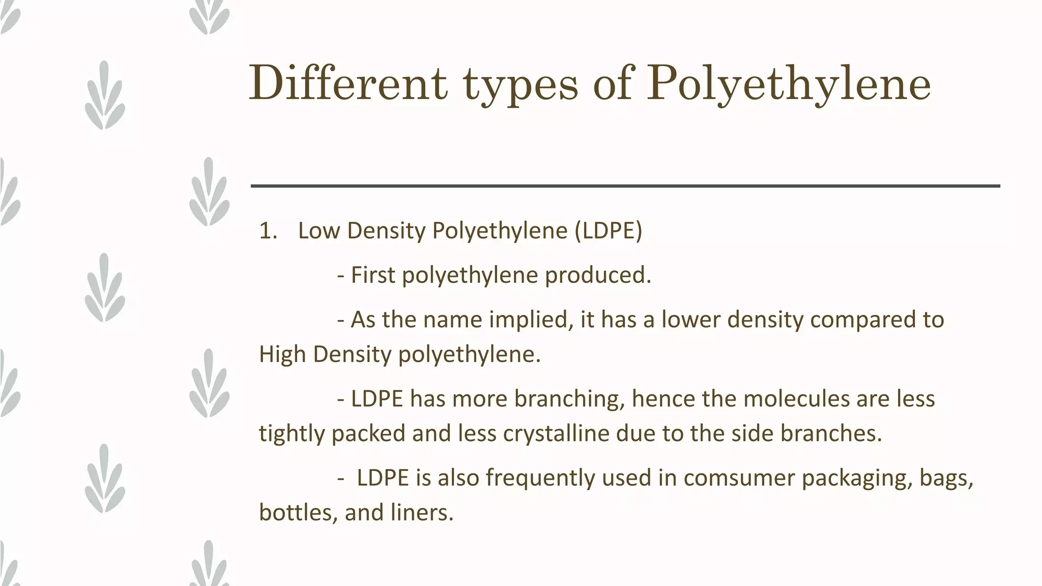 Polyethylene | PPT