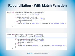 Reconciliation - With Match Function
 