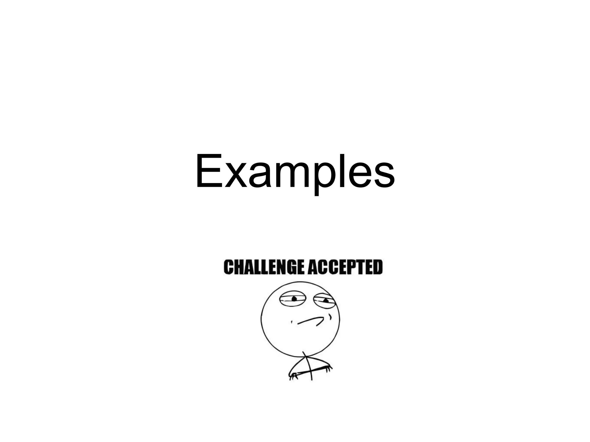 Examples 