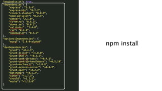 npm install

 
