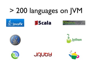 > 200 languages on JVM
 