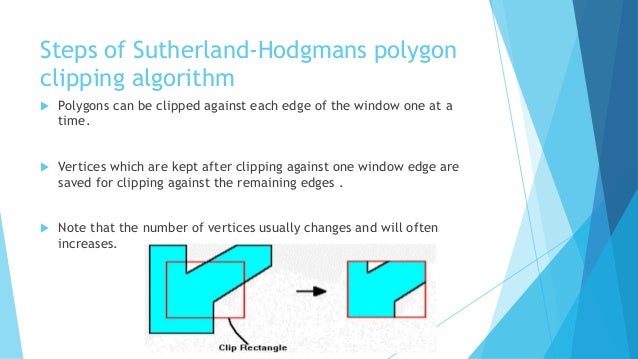 Polygon clipping with sutherland hodgeman algorithm and scan line fil…