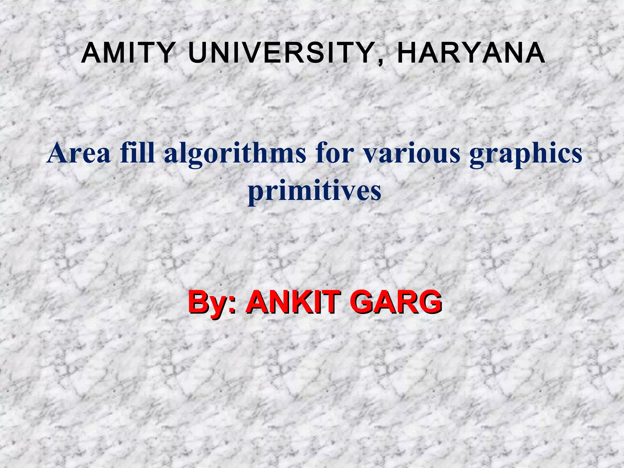 Polygon filling | PPT