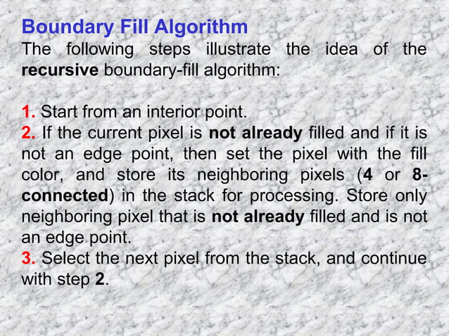 Polygon filling | PPT