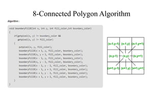Polygon filling algorithm | PPT