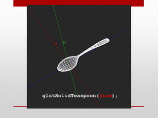 glutSolidTeaspoon(size);
 