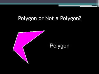 Polygon or Not a Polygon?




            Polygon
 
