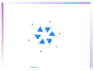 1
2
3
4
5
6
600
600
600
600
600
600
Polygons
 