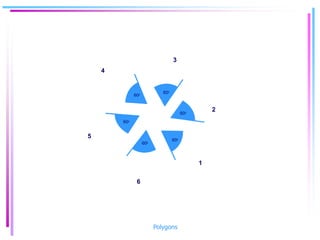 1
2
3
4
5
6
600
600
600
600
600
600
Polygons
 