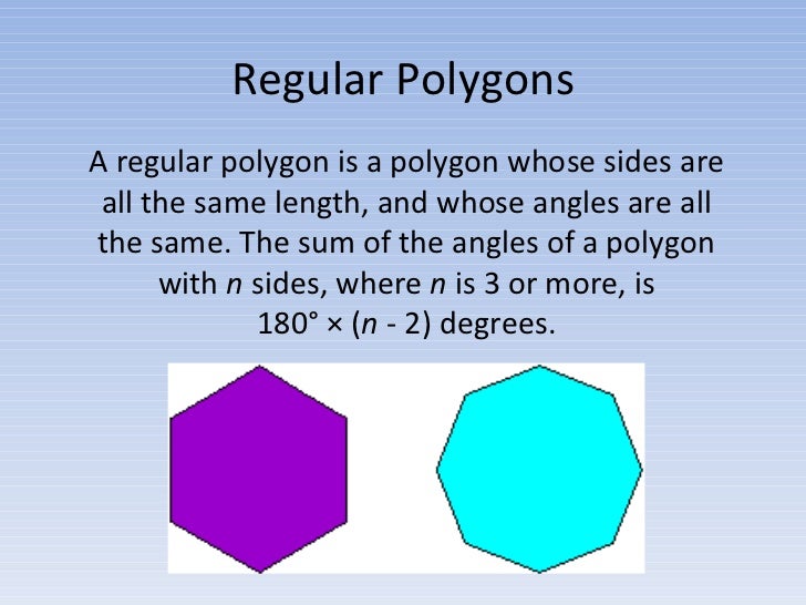 Polygons presentation