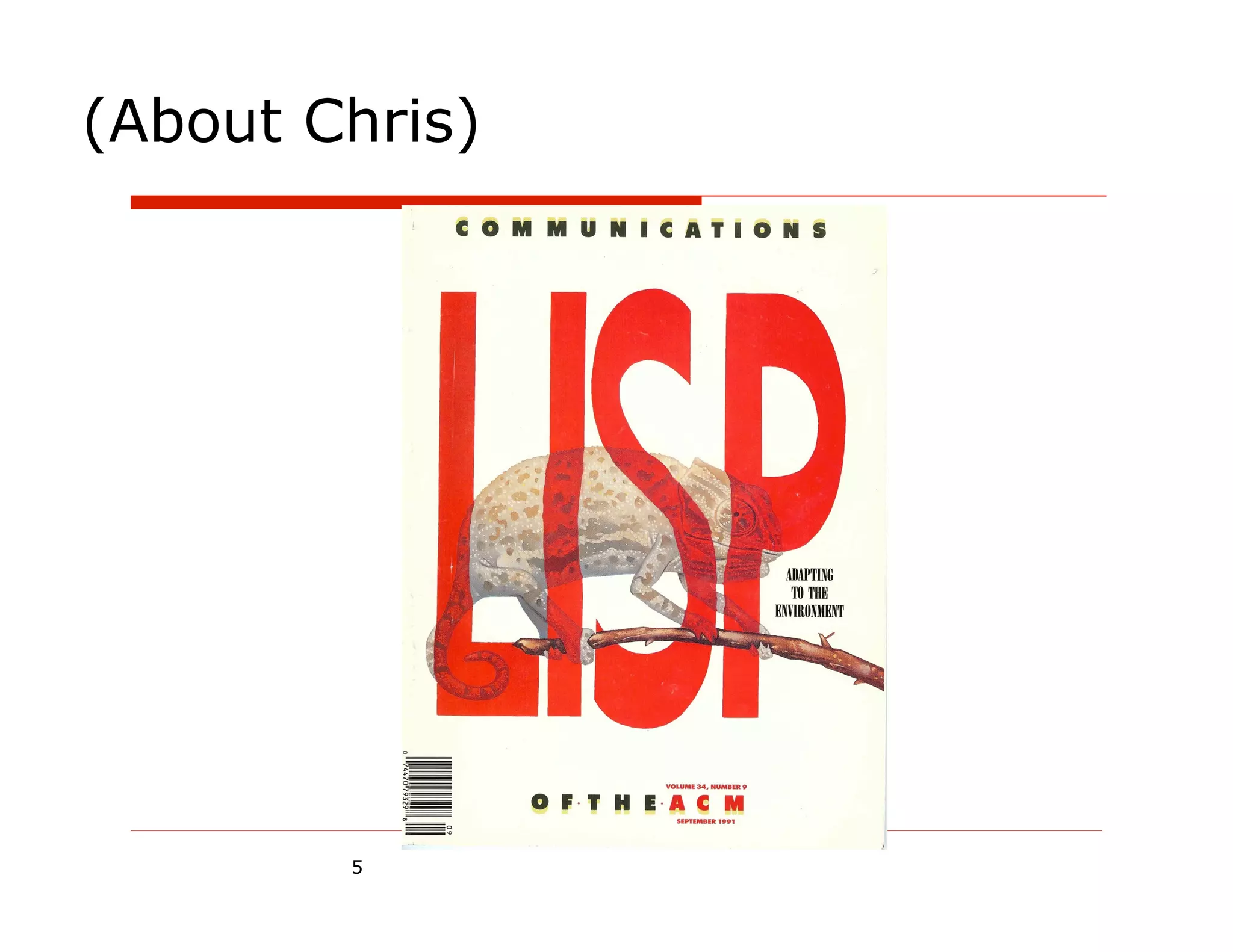 (About Chris)




        5
 